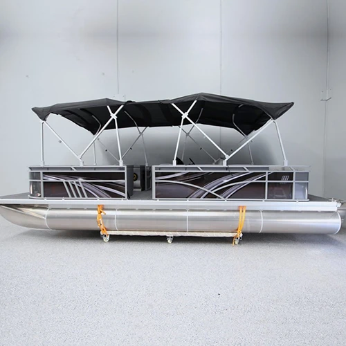 What is the function of a pontoon boat?